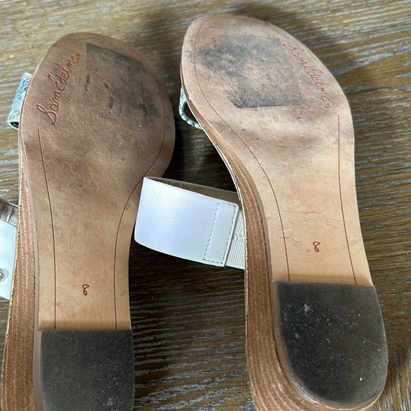 EUC Sam Edelman Gala Two Strap Low Wedge Sandals Women’s Size 8 - Picture 7 of 7